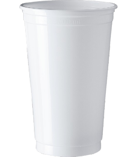 COPO DESCARTAVEL PP 770ML BRANCO CX C/ 20PCTx30UN CRISTALCOPO