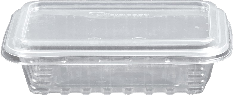 KIT PP POTE/TAMPA RETANGULAR 250ML TRANSPARENTE PCT C/25UND CRISTALCOPO CX C/6PCT
