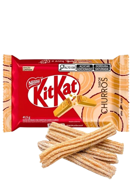 CHOCOLATE KIT KAT CHURROS DP/24 41,5g NESTLE Cx C/4