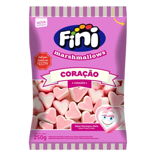 MARSHMALLOW CORACAO 250G FINI CX C/12