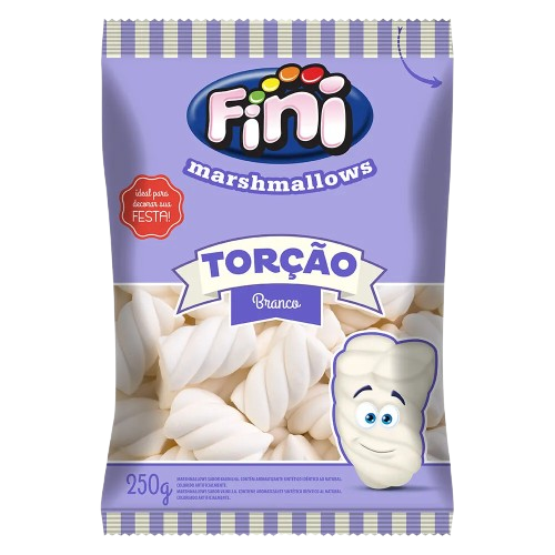 MARSHMALLOW TORCAO BRANCO 250G FINI CX C/12