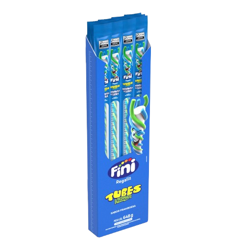 BALA TUBES DESENROLA ESTIKA FRAMBOESA CITIRICA 24X27G FINI CX C/6