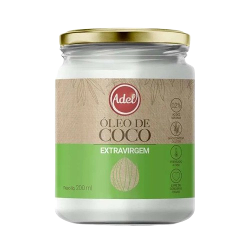 OLEO DE COCO EXTRA VIRGEM 200ML SUPER COCO CX C/12 ADEL COCO