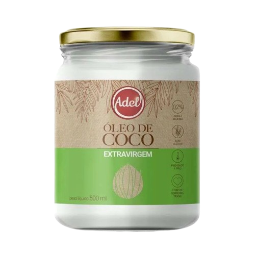 OLEO DE COCO EXTRA VIRGEM 500ML SUPER COCO ADEL COCO CX C/12