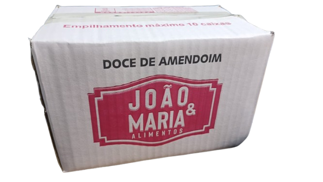 PAÇOCA CAIXINHA 1,5KG C/ 100 UNID JOAO E MARIA