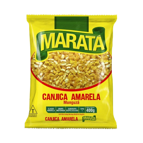 CANJICA DE MILHO AMARELO 400G MARATA CX C/28
