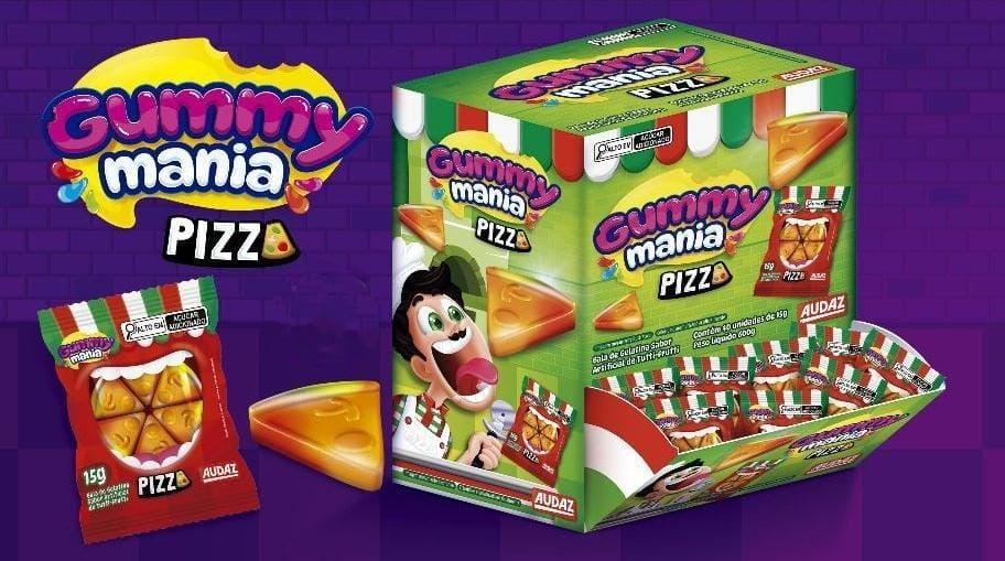 GUMMY MANIA PIZZA DP C/20x15G UNIAO ALIMENTOS CX C/8