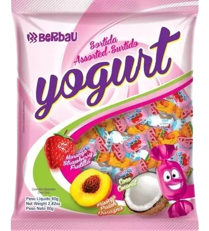 BALA YOGURT 500G BERBAU CX C/30