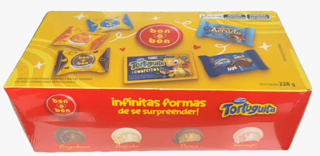 BOMBOM ARCOR SORTIDOS BON O BON 228G CX C/30