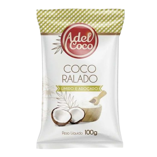 COCO RALADO 100G ADEL COCO CX C/24