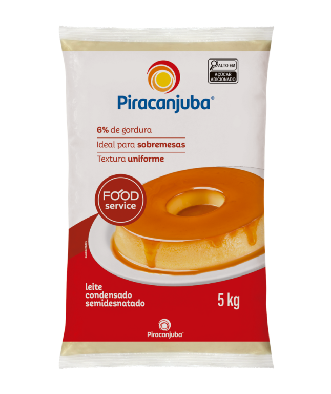 LEITE CONDENSADO BAG 5 KG PIRACANJBUBA CX C/4