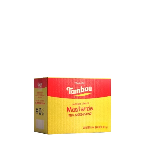 MOLHO MOSTARDA SACHE CX/144X7G TAMBAU CX C/12