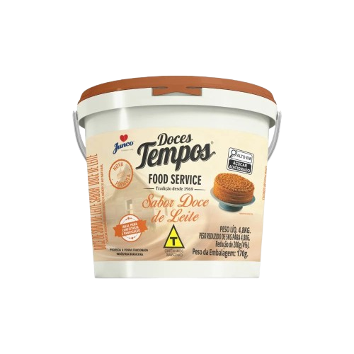DOCE DE LEITE BALDE 4,8KG DOCES TEMPOS CX C/6 JUNCO