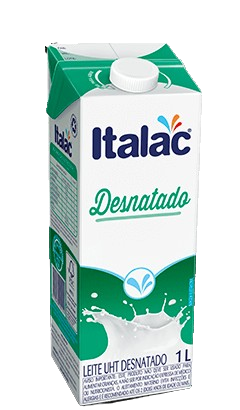 LEITE UHT DESNATADO C/TAMPA 1Lx12UN ITALAC