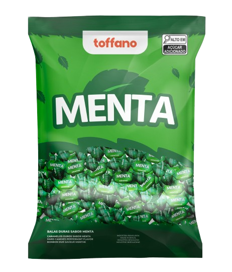 BALA MENTA 500G TOFFFANO CX C/24