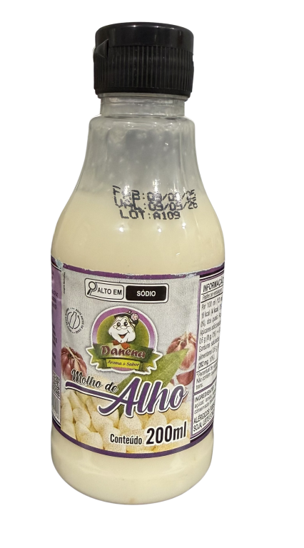 MOLHO DE ALHO DANENA 200ML PIASI CX C/12