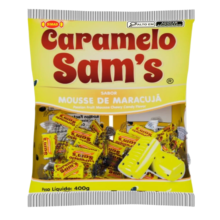 CARAMELO MOUSSE DE MARACUJA 400G SAMS CX C/24