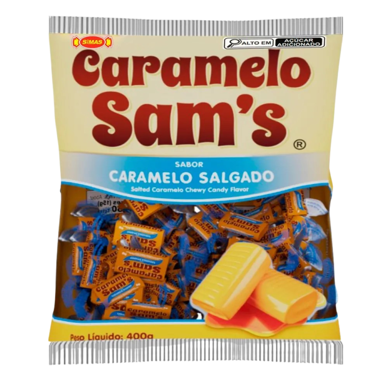 CARAMELO SALGADO 400G SAMS CX C/24