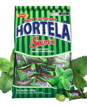 BALA HORTELA RECHEADA 400G SAMS CX C/20