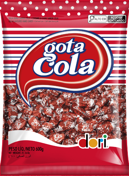 BALA GOTA COLA 600G DORI CX C/30