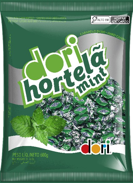 BALA HORTELA MINT 600G DORI CX C/30
