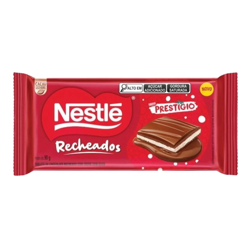 CHOCOLATE BARRA PRESTIGIO RECHEADOS 14X90G NESTLE Cx C/4