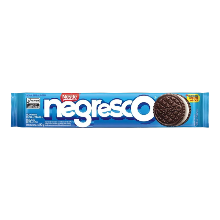 BISC. RECHEADO NEGRESCO 90G NESTLE CX C/66UN