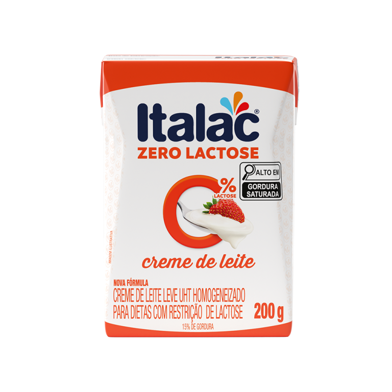 CREME DE LEITE ZERO LACTOSE 200G ITALAC CX C/24