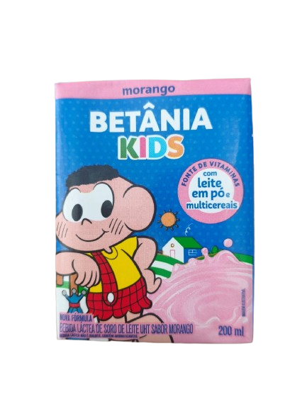 BEB LACTEA MORANGO HORA DA MERENDA AROMATIZADA BETANIA CX C/ 27X200ML