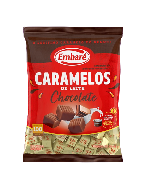 CARAMELO CHOCOLATE 660G EMBARE CX C/18