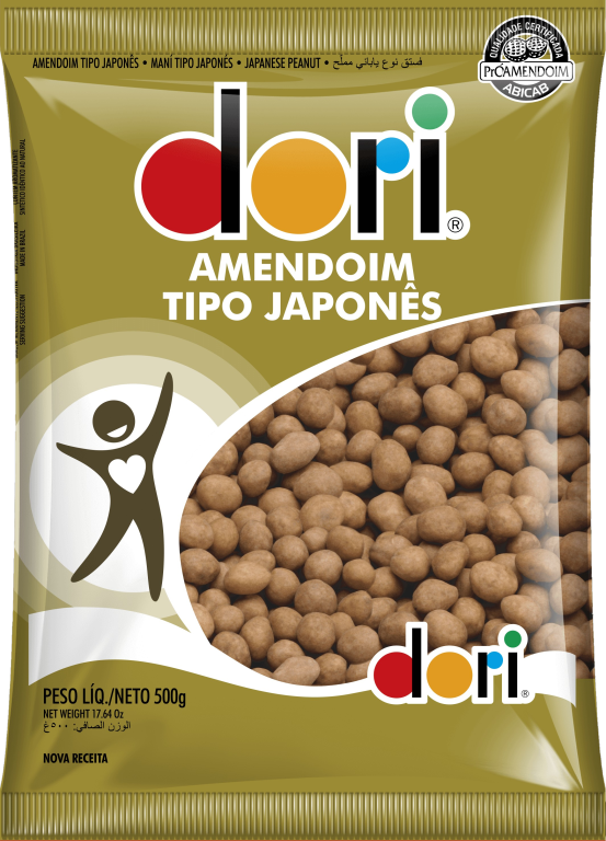 AMENDOIM JAPONES 500G CX C/20 DORI