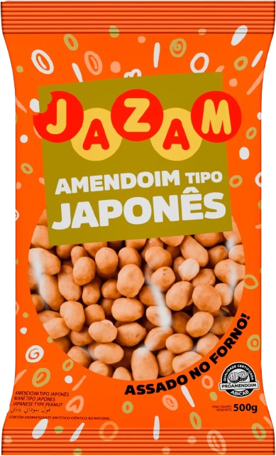 AMENDOIM JAPONES 500G JAZAM CX C/20