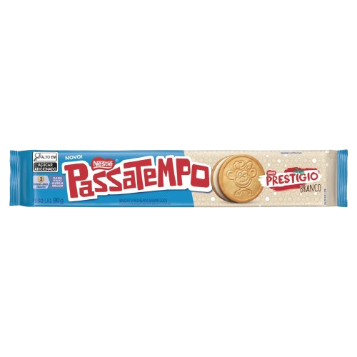 BISC. PASSATEMPO RECHEADO PRESTIGIO 90G NESTLE CX C/66UN
