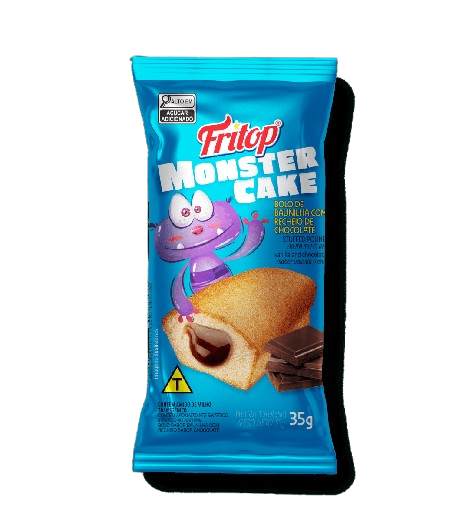 BOLINHO BAUNILHA C/ CHOCOLATE DP 15X30G FRITOP