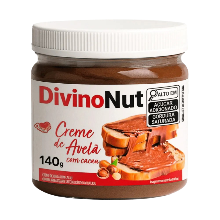CREME DE AVELA C/ CACAU 140G DIVINONUT CX C/12