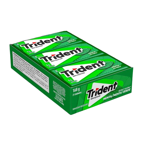 CHICLE TRIDENT MENTA 21UNX8G MONDELEZ
