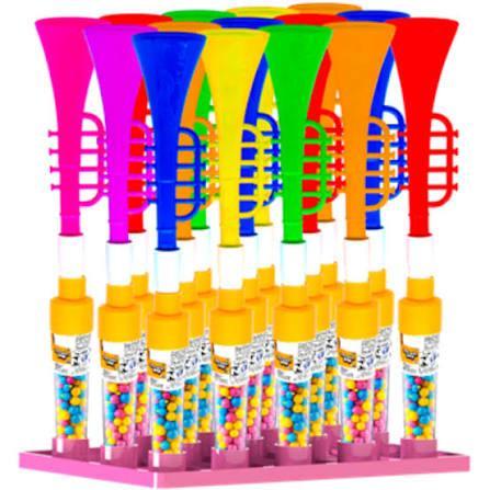 CONFEITO CORNETA POP DISPLAY 270G DP C/15 UNIAO ALIMENTOS Cx C/12
