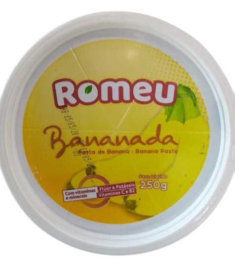 DOCE POLE BANANADA 250G ROMEU CX C/20