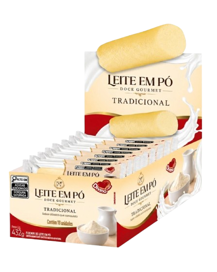 DOCE GOURMET LEITE EM PO TRADICIONAL DP 18X24G DIVINONUT