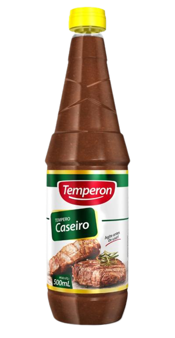 TEMPERO CASEIRO 500ML TEMPERON CX C/12