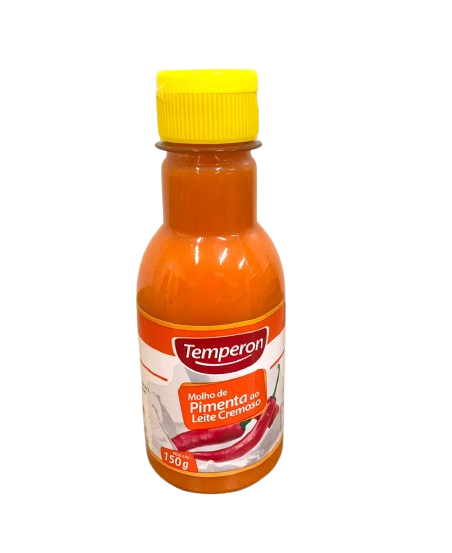 MOLHO DE PIMENTA AO LEITE 150 ML Temperon Cx C/12