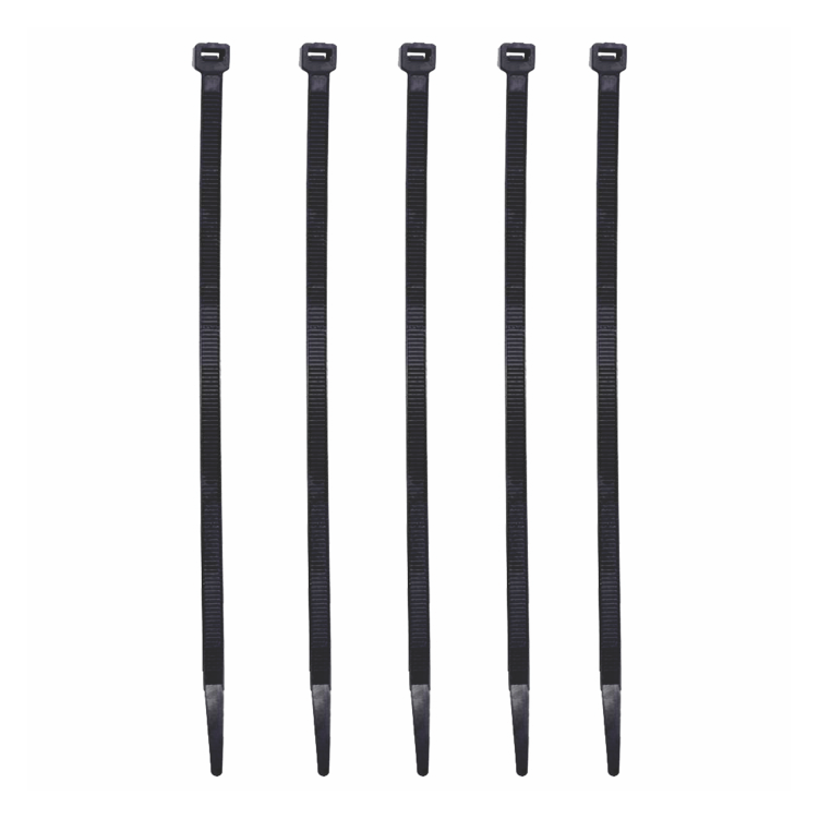 ABRACADEIRA PLASTICA PRETA (LACA GATO) 2,5 X 100 - PCT C/100 PCS,