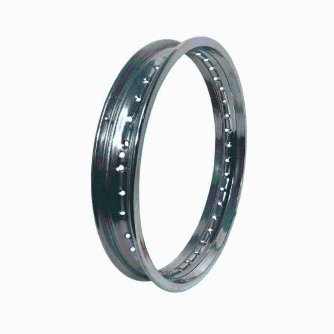 ARO DE RODA 19X185 DIANTEIRO NXR BROS 125/150/160/XRE 190/VIRAGO 250/CROSSER (CROMADO) .