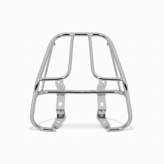 BAGAGEIRO MACICO TITAN 125 95-99 (CROMADO) CF-BA44HC