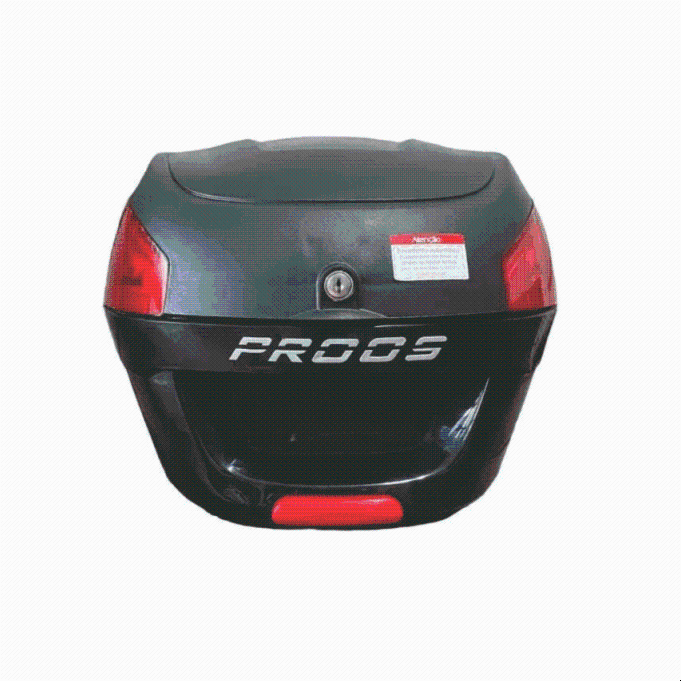 BAULETO 29 LITROS COM TAMPA PRETO BRILHANTE (290 PT)