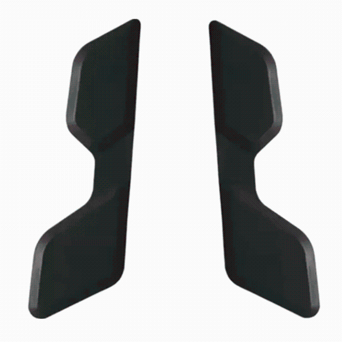 BORRACHA DO BAGAGEIRO BROSS 125/BROS 150/BROS 160/XRE 190 (KIT 2 PECAS)