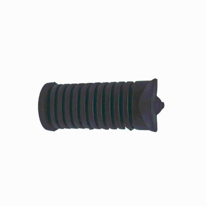 BORRACHA DO ESTRIBO HONDA BIZ 100/BIZ 125 06-10 (PAR) MODELO ORIGINAL 0060