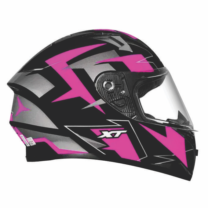 CAPACETE EBF X TROY FF 526 CRUSH TAM.58 PRETO/ROXO
