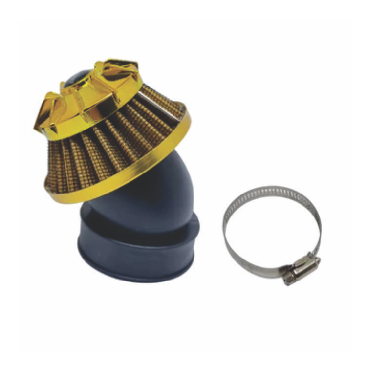 FILTRO DE AR ESPORTIVO C/ADAPTADOR DE BORRACHA TITAN 150 04-08 NAS MEDIDAS 36,3MM/42,0MM/49,0MM