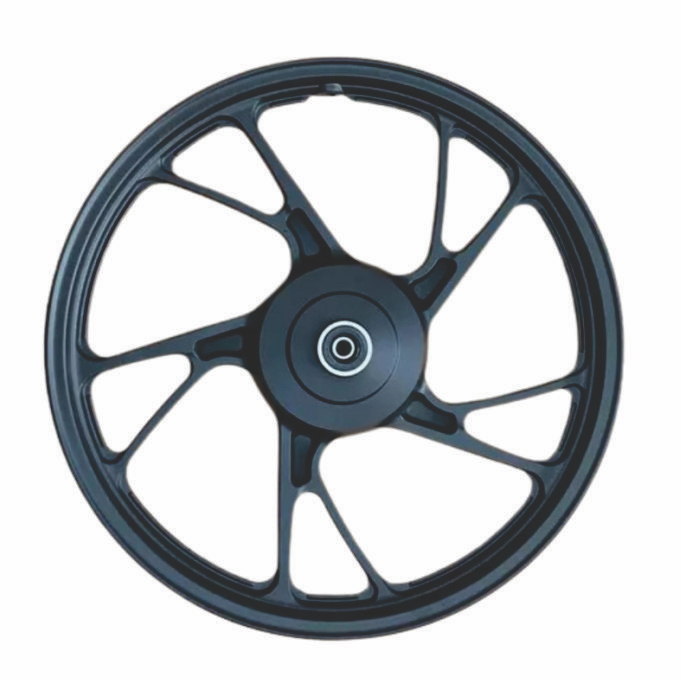 RODA DE LIGA LEVE FAN 125 09 MOD. PE DE GALINHA (TAMBOR) PRETA